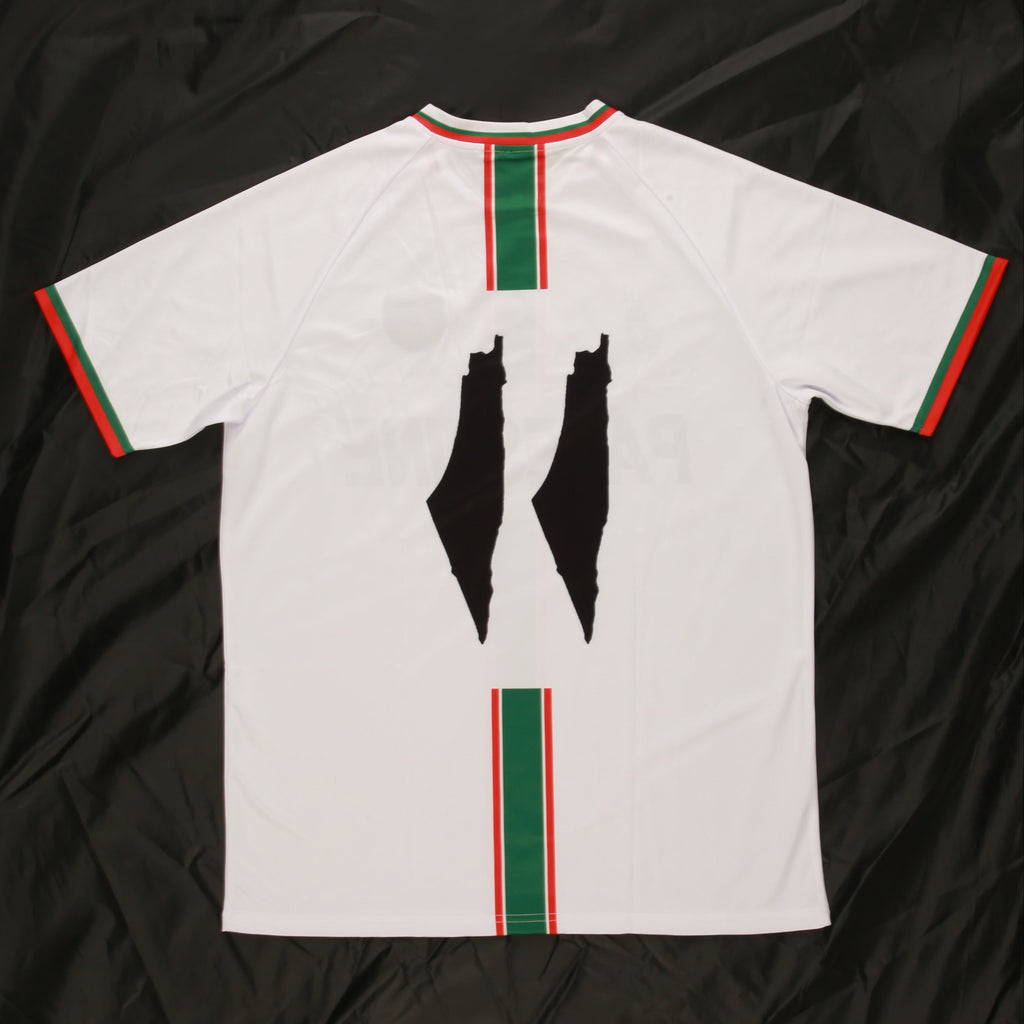 Palæstina Jersey – Hvid (Engelsk)