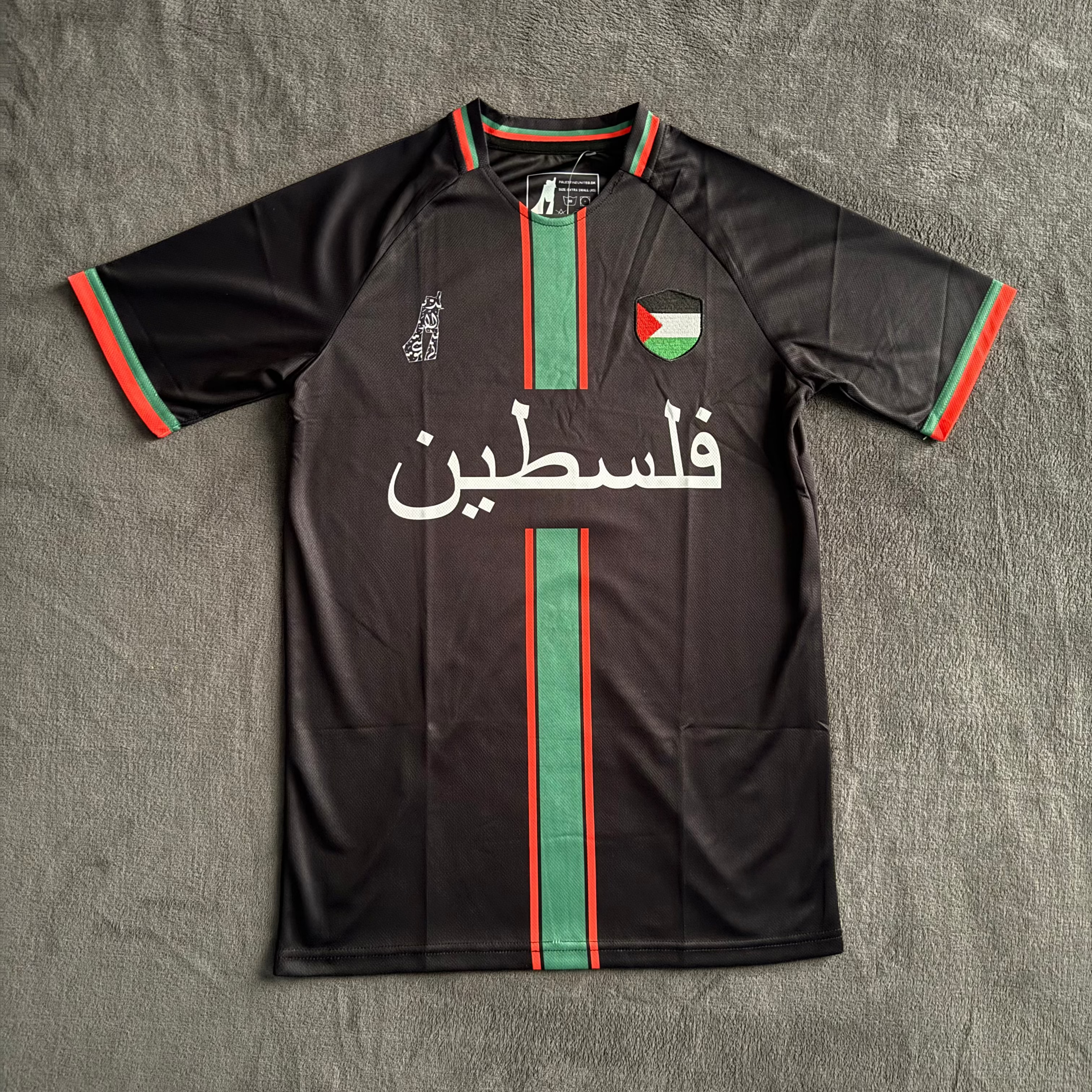 Palæstina Jersey – Sort (Arabisk)