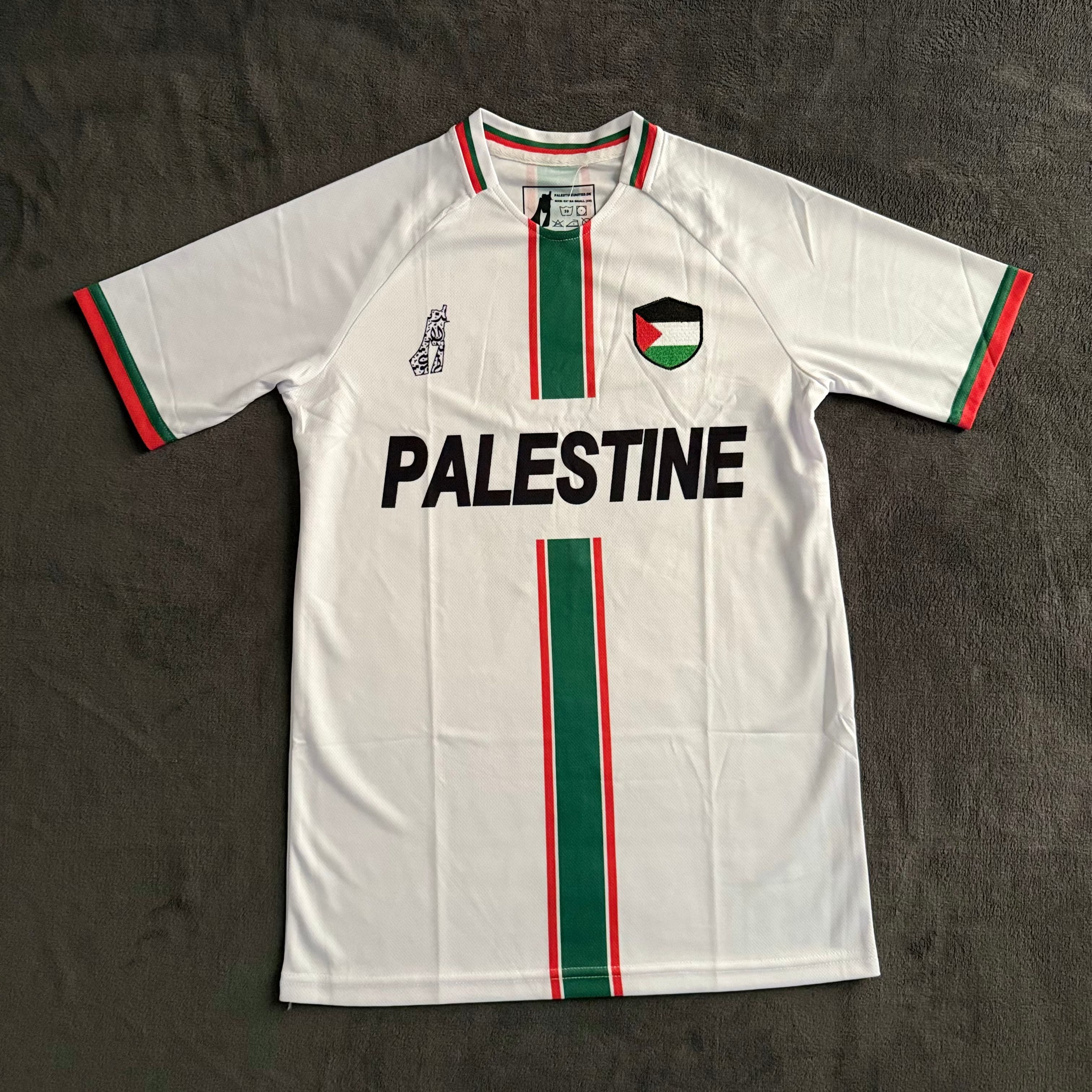 Palæstina Jersey – Hvid (Engelsk)