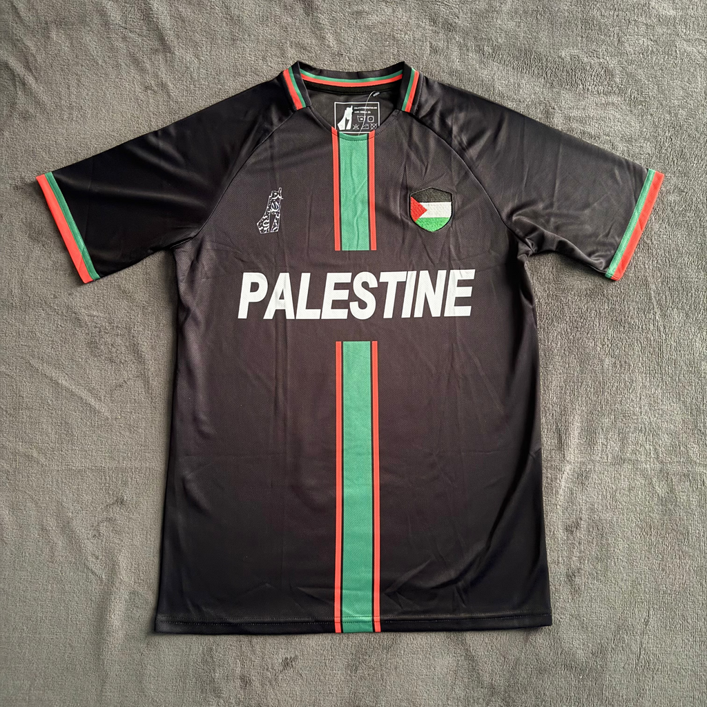 Palæstina Jersey – Sort (Engelsk)