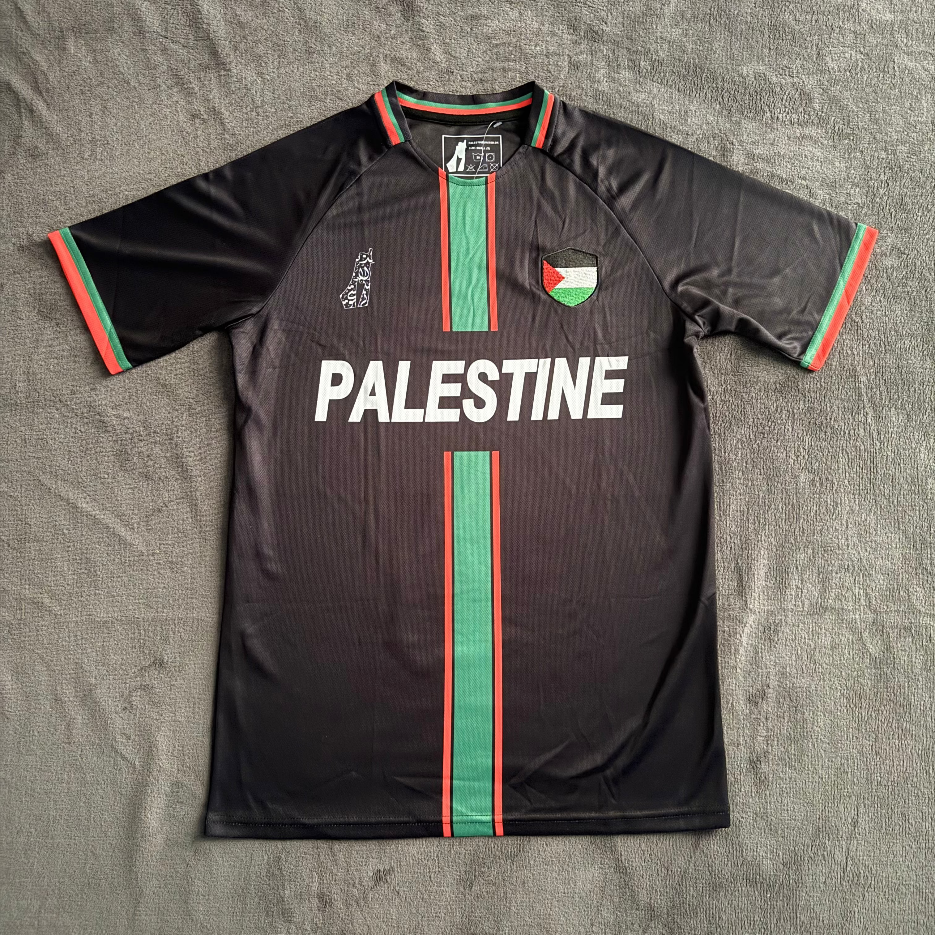 Palæstina Jersey – Sort (Engelsk)