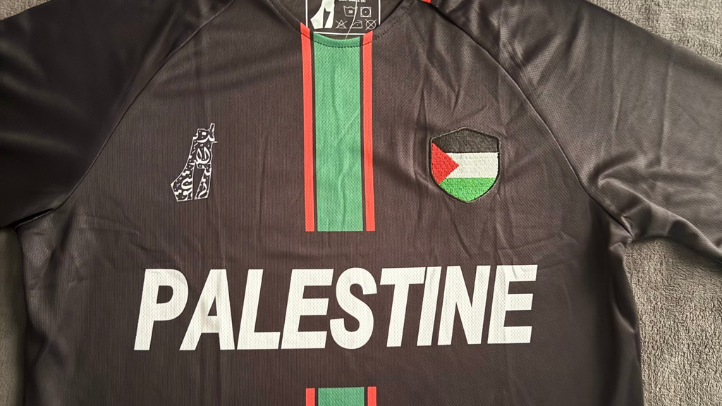 Palæstina Jersey – Sort (Engelsk)
