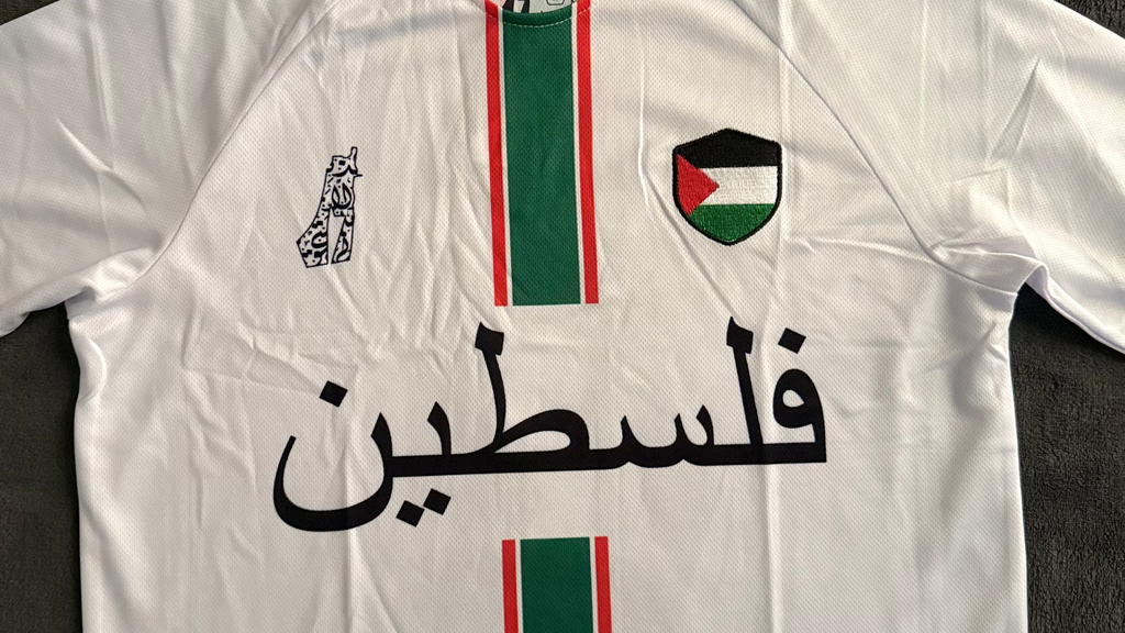 Palæstina Jersey – Hvid (Arabisk)